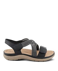 Flexus Women's Crossbeam Sport Sandal with Adjustable Strap
