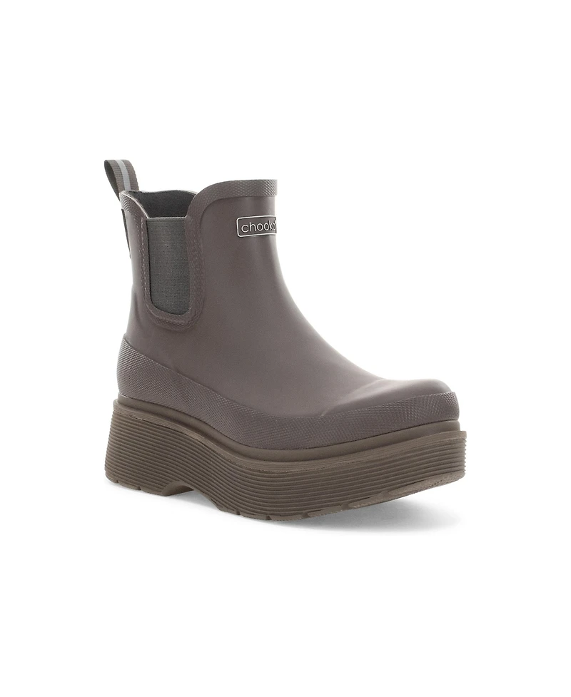 Chooka Women's Upland Platform Chelsea Rain Boot