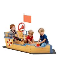 Glintex 12V Kids Electric Ride-On Horse with Sounds, Carrot Toy, Comb, Foot Pedal, Seat Storage, and Battery Power for Ages 1.5-3, Brown