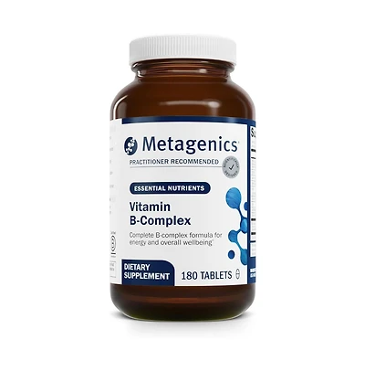 Metagenics Vitamin B Complex Active B6 and B12 Vitamins with Folate Supports Energy Metabolism, Stress Response