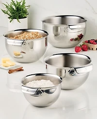 Hestan Stainless-Steel 4-Piece Mixing Bowl Set