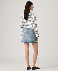 Levi's Women's Icon High-Waisted Mini Denim Skirt