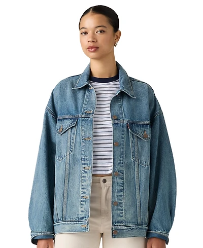 Levi's Women's Trucker Denim Oversized-Fit Jacket
