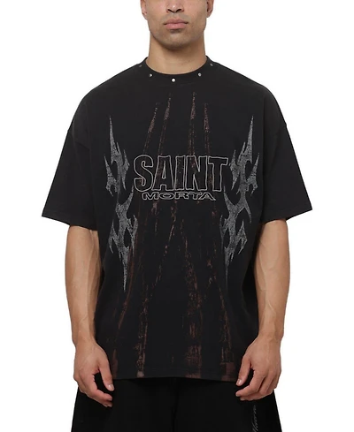 Saint Morta Men's La Familia Graphic Oversized T-Shirt