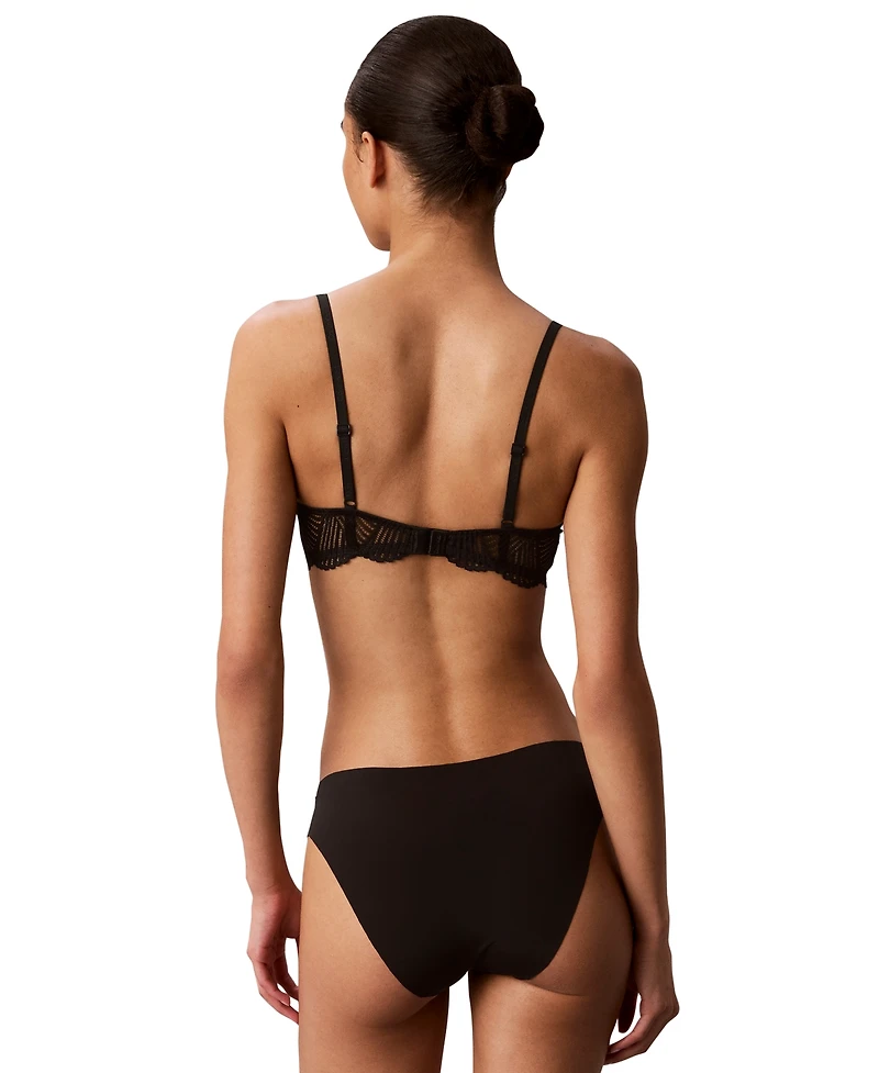 Calvin Klein Underwire Perfectly Fit Lace Lift Demi Bra, QF9082