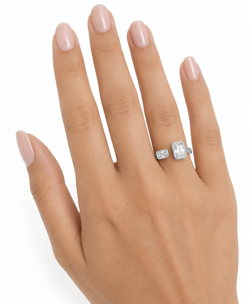 And Now This Cubic Zirconia Modern Ring
