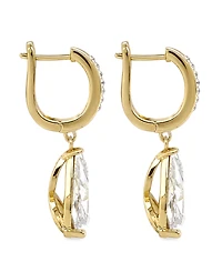 And Now This Clear Crystal Drop Hoop Earrings