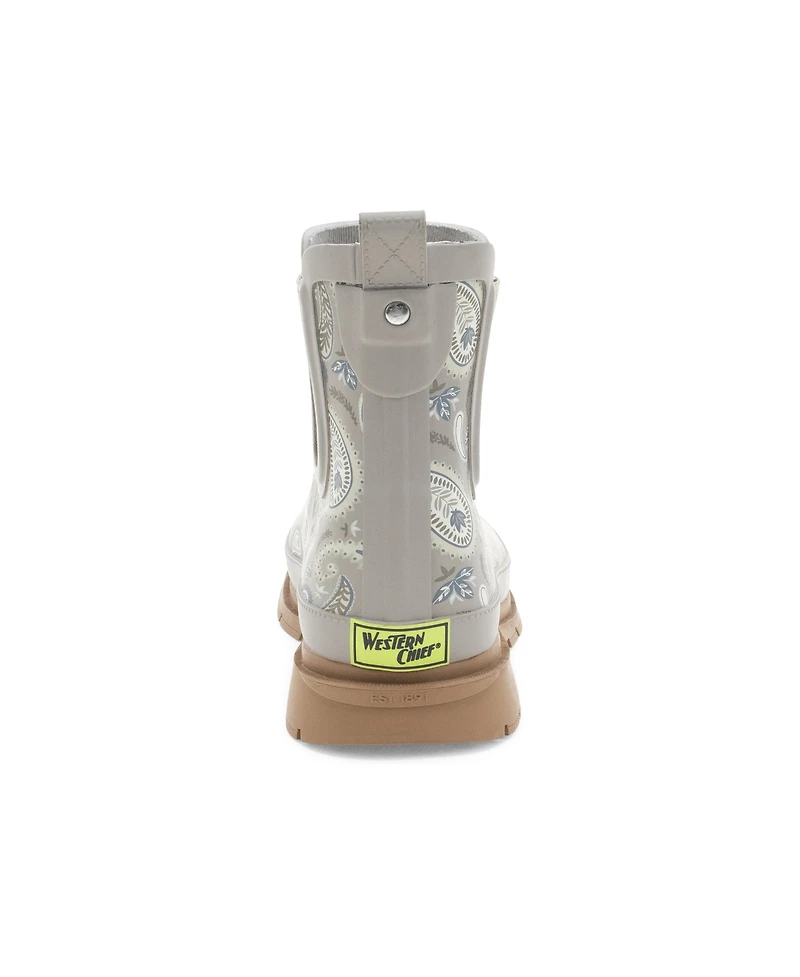 Western Chief Women's Paisley Chelsea Rain Boot