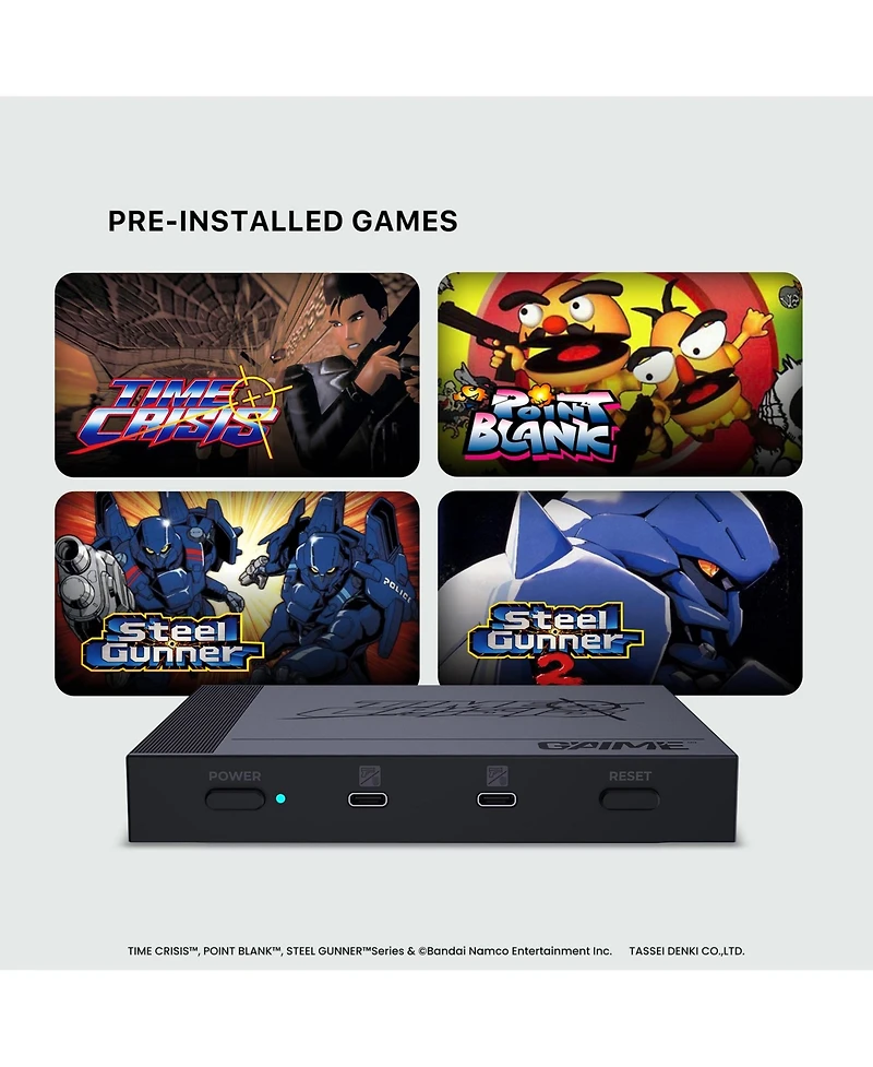Gaime Time Crisis Ultimate Pack Game Console With Two Lightguns