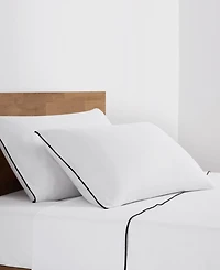 Brooklyn Loom Merrowed Edge 200-Thread Count Cotton 4-Piece Sheet Set