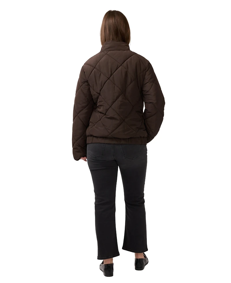Ingrid + Isabel Maternity Grow With You Raglan Insulated Puffer Jacket