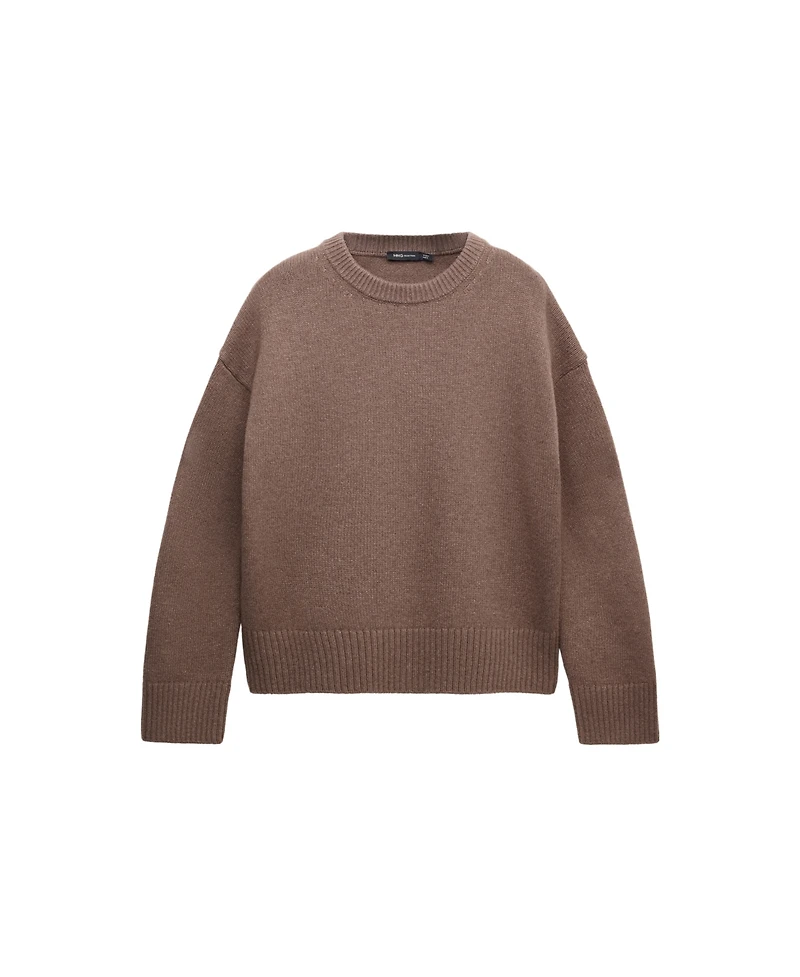 Mango Women's Selection Crewneck Wool-Blend Sweater