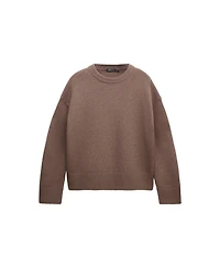 Mango Women's Selection Crewneck Wool-Blend Sweater
