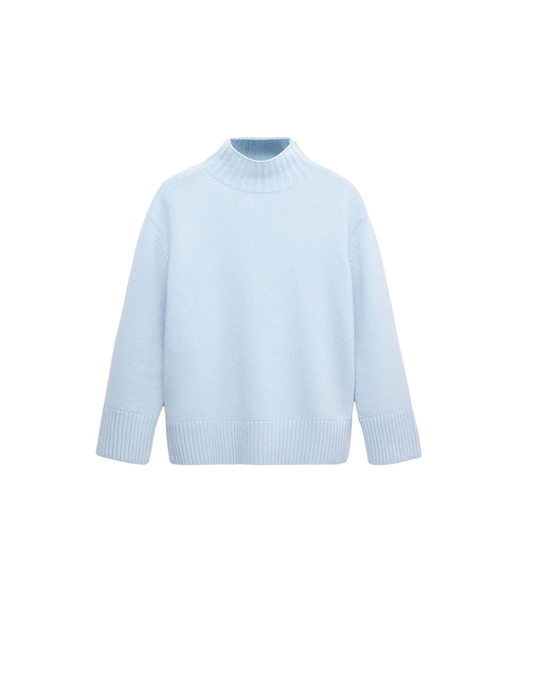 Mango Women's Selection Wool-Blend Turtleneck Sweater