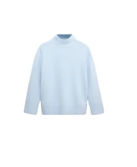 Mango Women's Selection Wool-Blend Turtleneck Sweater