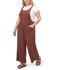 Torrid Plus Super Soft Jersey Wide-Leg Overall