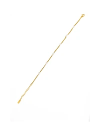 Atolea Imitation Pearl Gold-Tone Adjustable Anklet