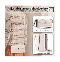 Artudatech iPhone 12-17 Card Holder Crossbody Wallet Case [Compatible with iPhone 12-17]