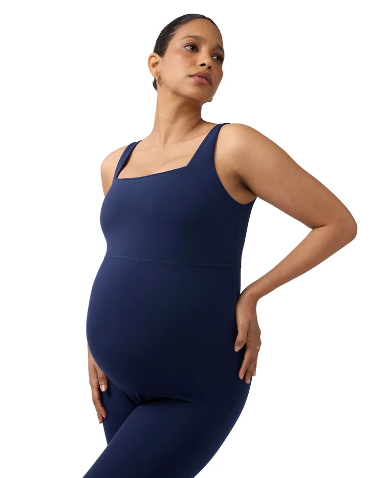 Ingrid + Isabel Maternity Sleeveless Knit Nursing Unitard