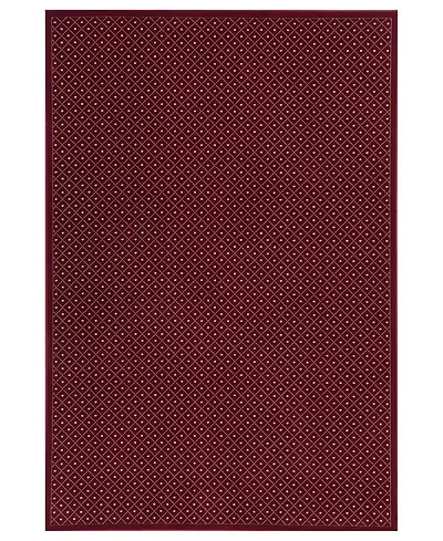 Closeout! Km Home 782/1711/Red Pesaro Red 5'5" x 7'7" Area Rug