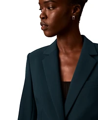 Calvin Klein Petite One-Button Notch Collar Jacket