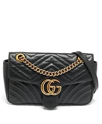 Pre-Owned Gucci Gg Marmont Medium Matelasse Leather Shoulder Bag