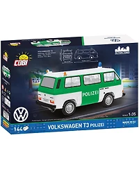 Cobi Action Town Volkswagen T3 Police Bus 144-Piece Building Set, Ages 7+