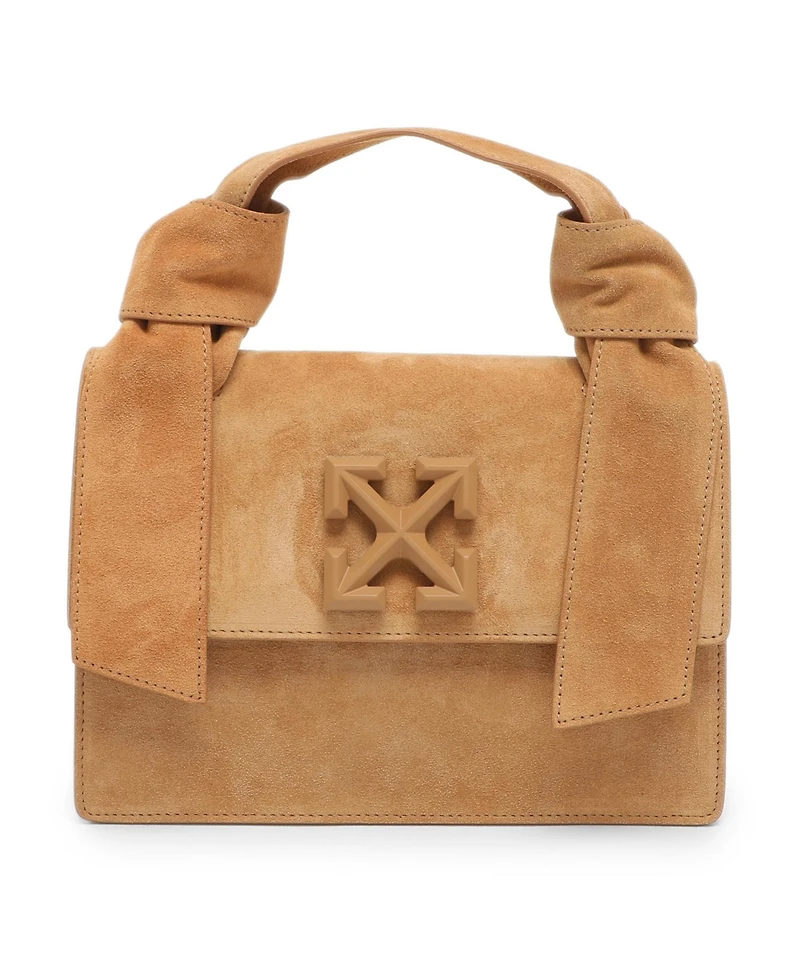 Pre-Owned Off-White Women's Jitney 1.4 Suede Shoulder Bag