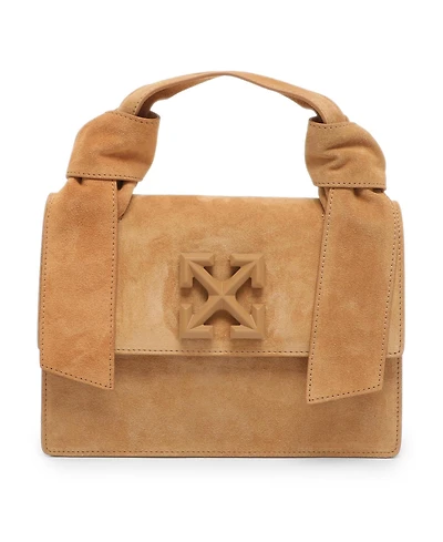 Pre-Owned Off-White Women's Jitney 1.4 Suede Shoulder Bag