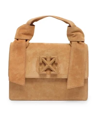 Pre-Owned Off-White Women's Jitney 1.4 Suede Shoulder Bag