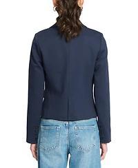 Central Park West Women's Astrid Argyle Sweater Dickey Jacket Blazer