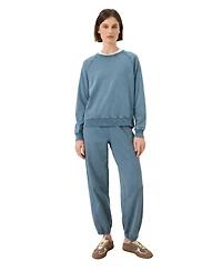 Pact Women's Weekends Organic Cotton Relaxed High-Rise Sweatpant