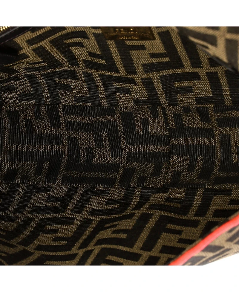 Pre-Owned Fendi Medium Baguette Nm Bag Zucca Canvas