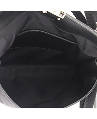 Pre-Owned Prada Small Buckle Flap Crossbody Bag Re-Nylon and Leather