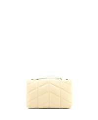 Pre-Owned Saint Laurent Mini Loulou Puffer Shoulder Bag Quilted Canvas