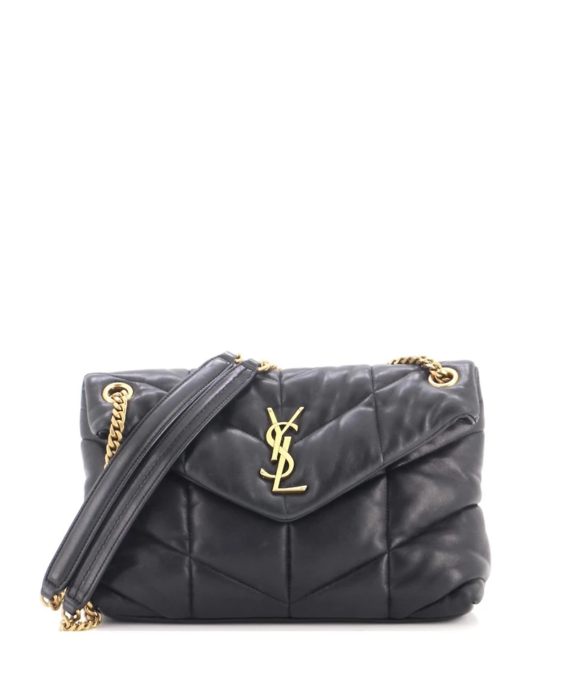 Pre-Owned Saint Laurent Small Loulou Puffer Shoulder Bag, 10.5"W x 8"H x 4"D