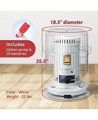 Sengoku KeroHeat 23,500 Btu Indoor Outdoor Convection Kerosene Heater, 2 Pack