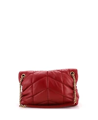 Pre-Owned Saint Laurent Small Loulou Puffer Shoulder Bag Quilted Leather