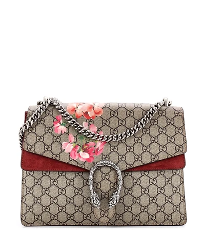 Pre-Owned Gucci Dionysus Blooms Print Medium Coated Canvas Shoulder Bag