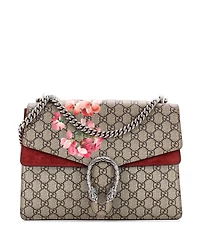 Pre-Owned Gucci Dionysus Blooms Print Medium Coated Canvas Shoulder Bag