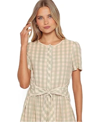 Petal and Pup Women's Lorry Tie Front Mini Dress