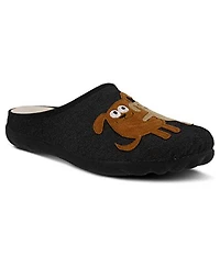 Flexus Petlove Women's Slip-On Slipper Floral with Embroidery