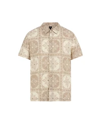 Guess Men's Mosley Tile Print Shirt