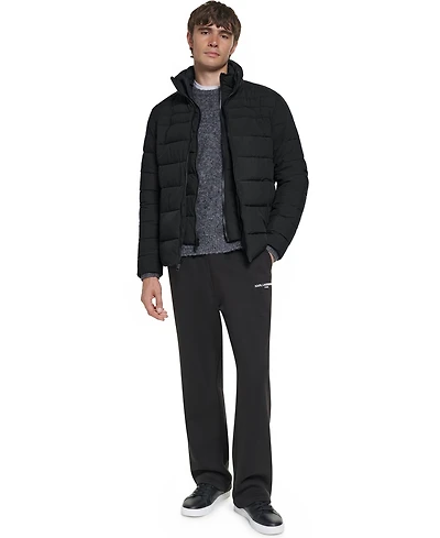 Karl Lagerfeld Paris Men's Mid Weight Puffer