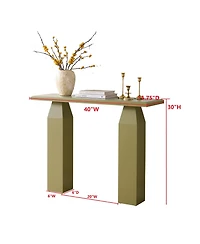 Kings Brand Furniture Console Table for Entryway, Sofa Behind Couch, Wooden Entry Living Room, Hallway and Foyer