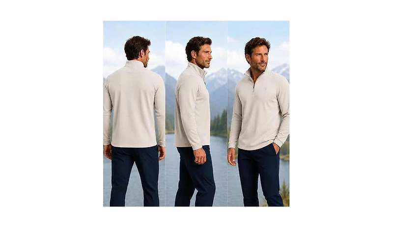 Spyder Men's Corduroy Quarter Zip Sweatshirt