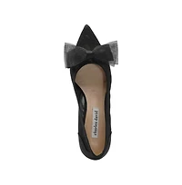 Charles David Womens Averna Mid Heel Bow Dress Pump