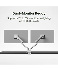 Kanto DM2 Dual Monitor Desktop Mount for 17" - 35" Displays