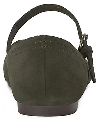 Lucky Brand Women's Albajane Buckled Mary Jane Flats
