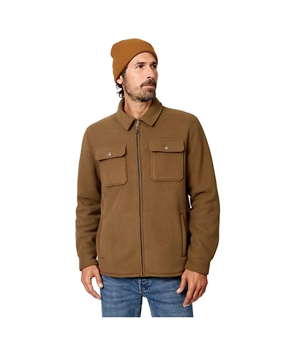 Free Country Men's Chill Out Corded-Fleece Full-Zip Sherpa-Lined Shirt Jacket